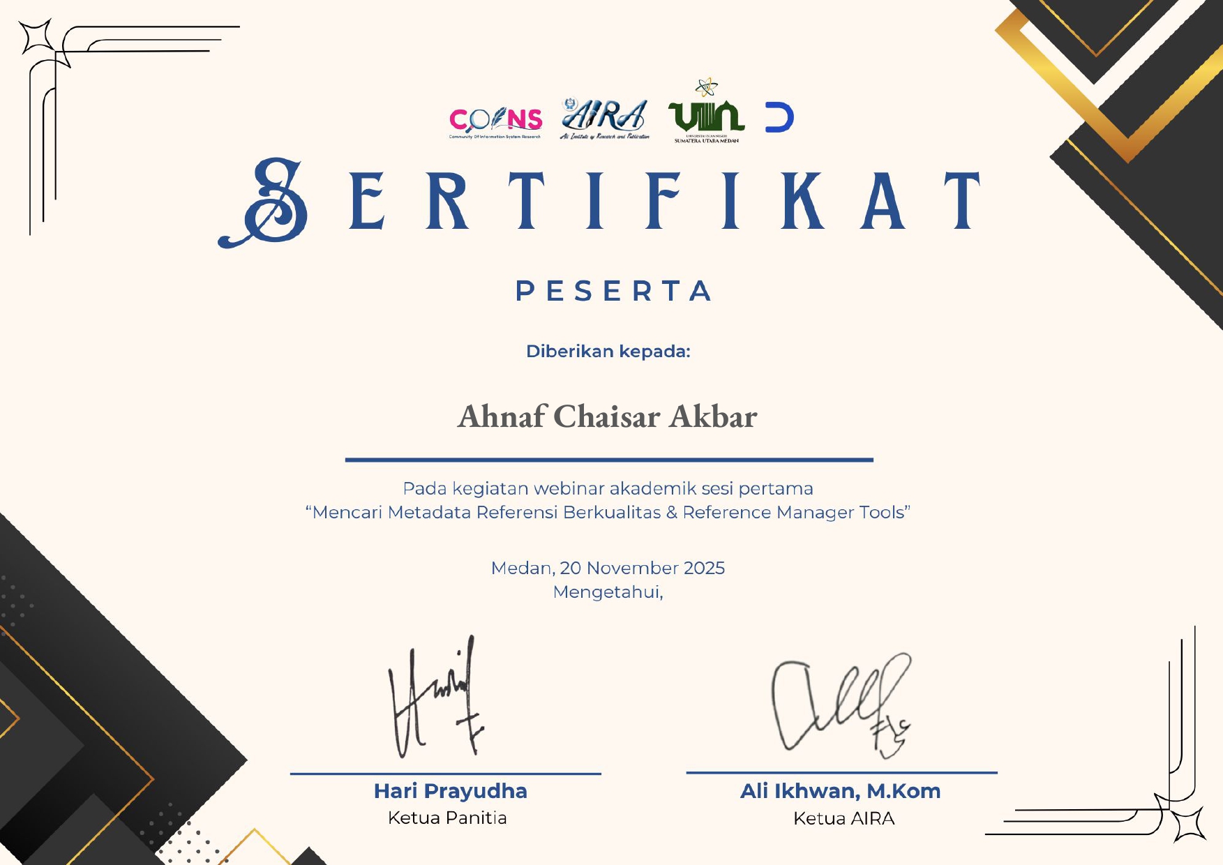 Sertifikat 1