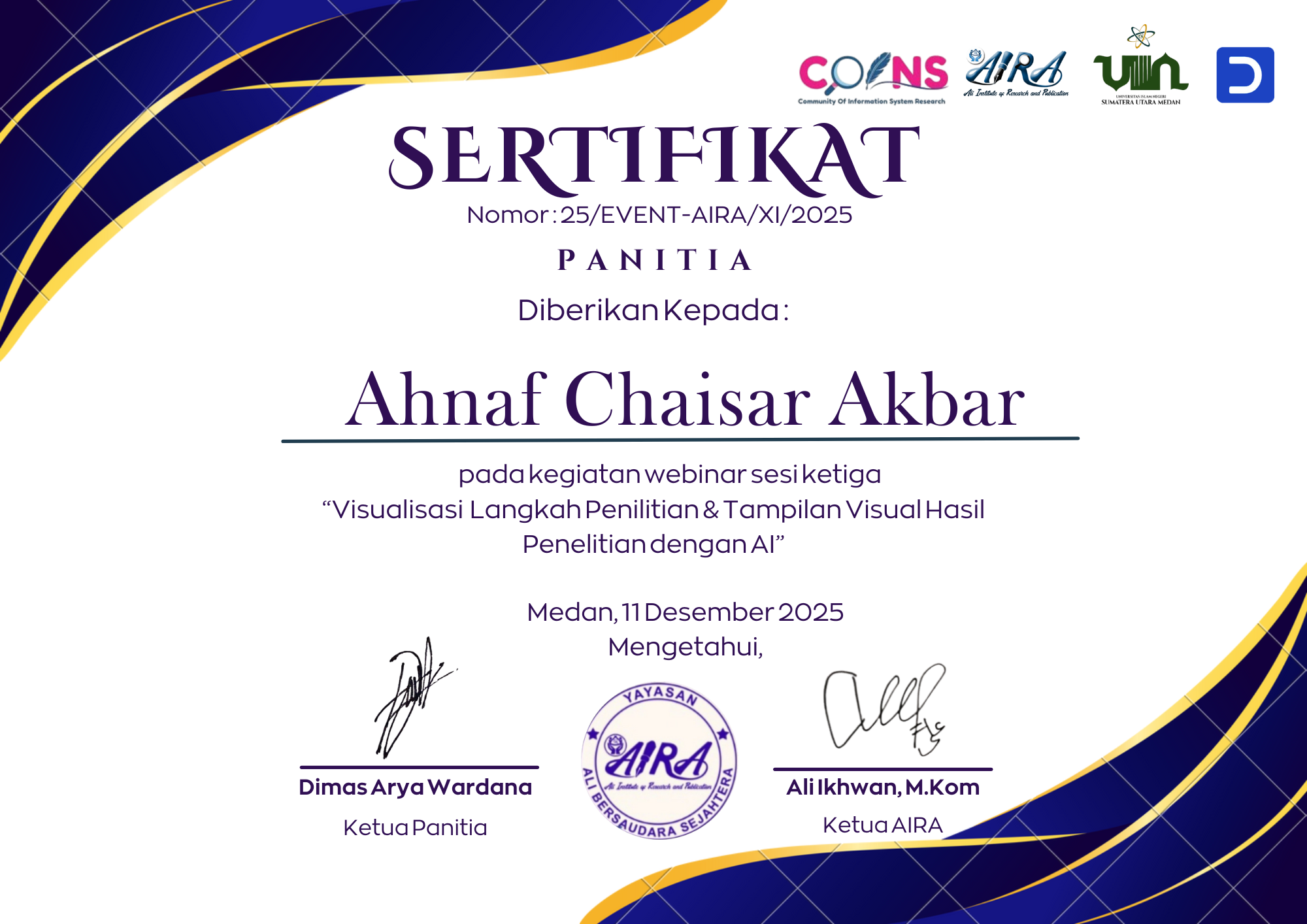 Sertifikat 13