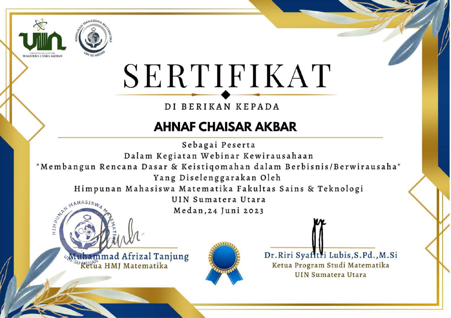 Sertifikat 5